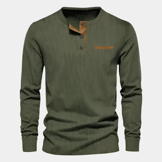Chemise Florence en velours côtelé à manches longues